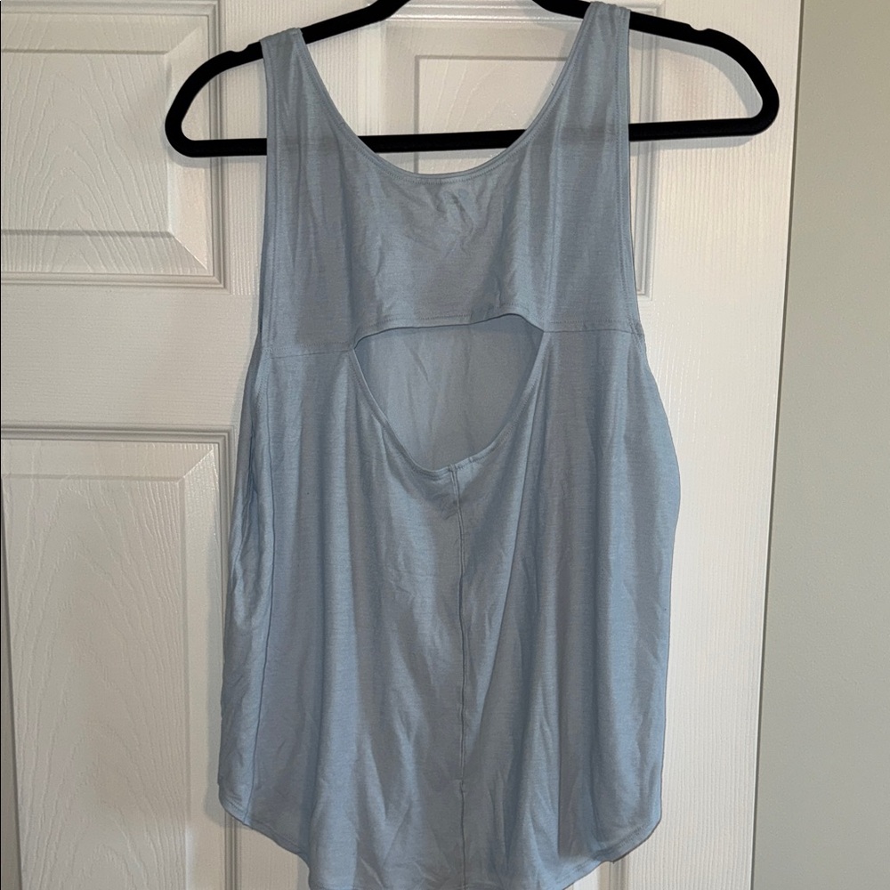 Under Armour Light Blue Open-Back Tank